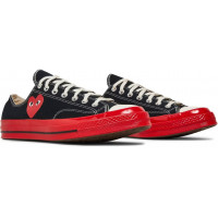 Кеды Converse Comme des Garçons Play x Chuck 70 Low Black Red